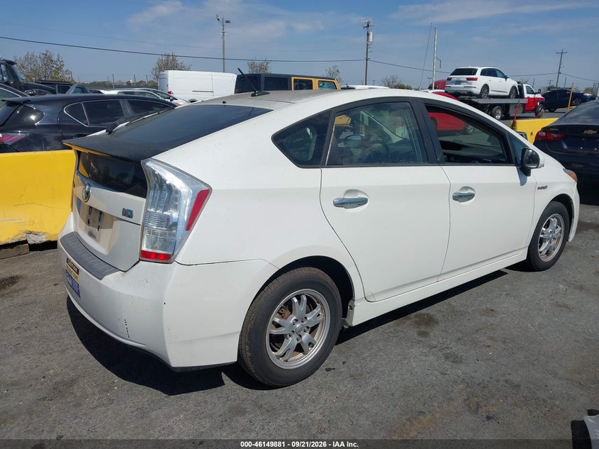 Vin: jtdkn3du6a0158319, lot: 46649638, toyota prius ii 20104