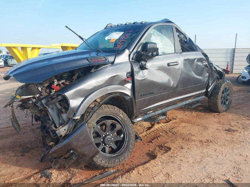 Vin: 3c6ur5fl6ng221098, lot: 46649644, ram 2500 laramie  4x4 6'4 box 20222