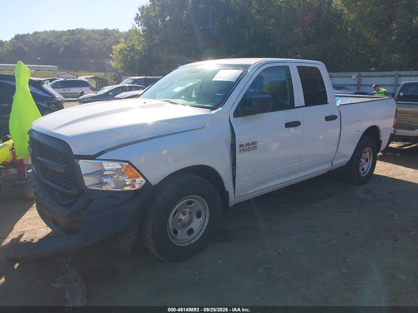 Vin: 1c6rr6fgxjs299014, lot: 46649649, ram 1500 tradesman  4x2 6'4 box 20182