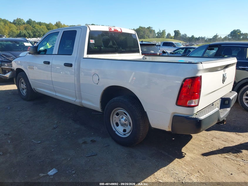 Vin: 1c6rr6fgxjs299014, lot: 46649649, ram 1500 tradesman  4x2 6'4 box 20183