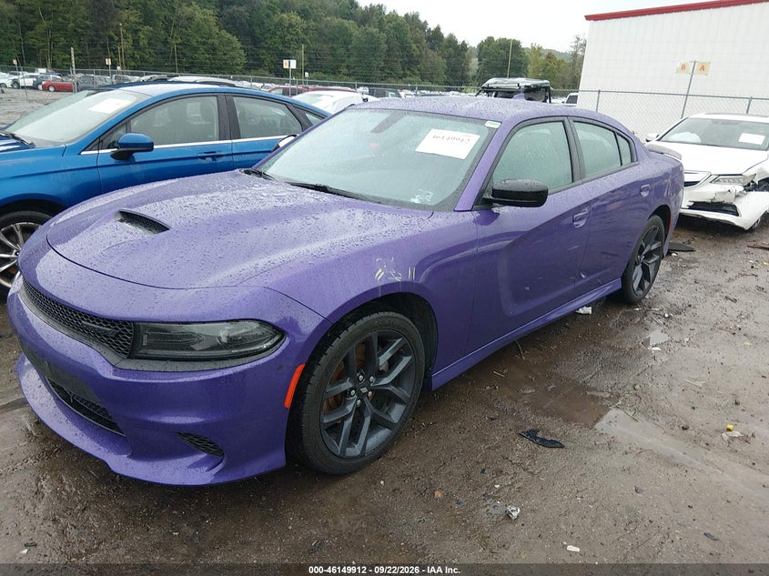 Vin: 2c3cdxhg8ph615594, lot: 46649669, dodge charger gt 20232
