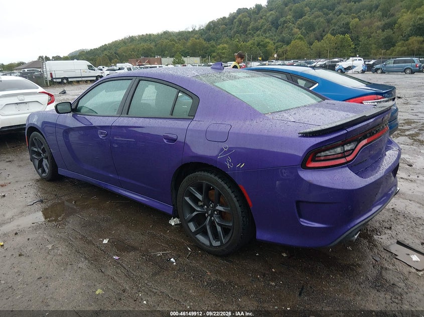 Vin: 2c3cdxhg8ph615594, lot: 46649669, dodge charger gt 20233