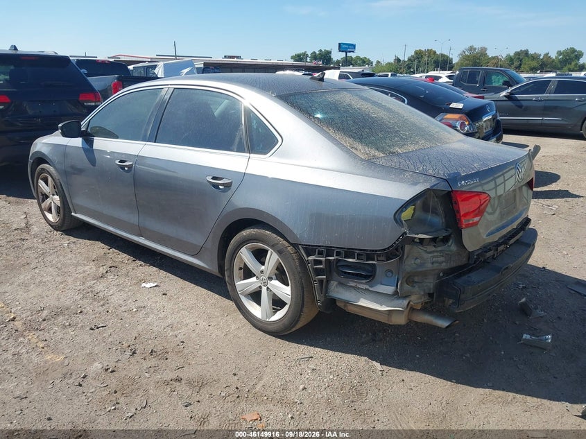 Vin: 1vwas7a36fc089934, lot: 46649673, volkswagen passat 1.8t limited edition 20153