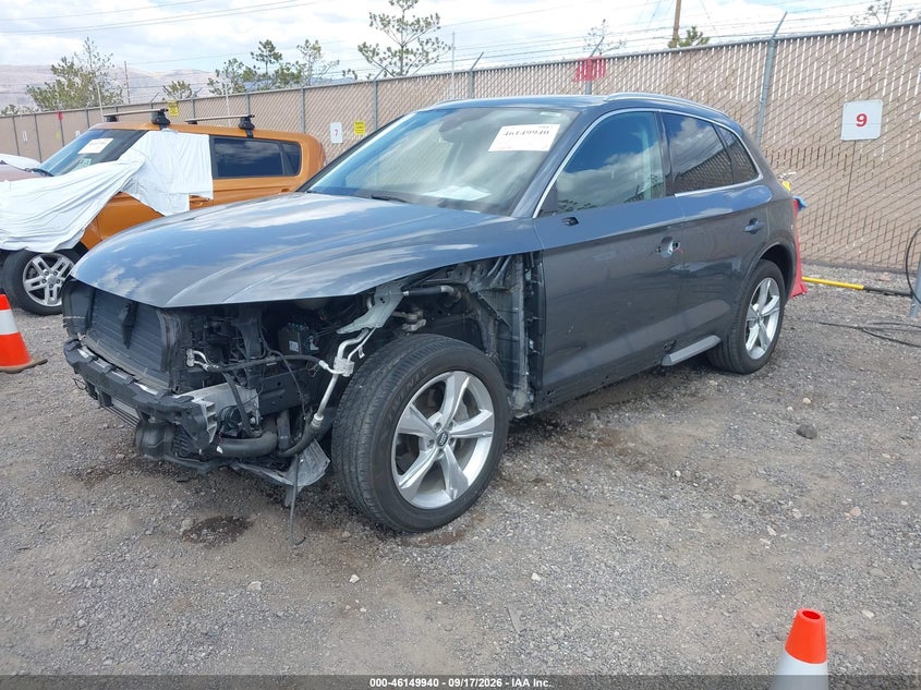 Vin: wa1anafy0l2039117, lot: 46649697, audi q5 premium 45 tfsi quattro s tronic 20202