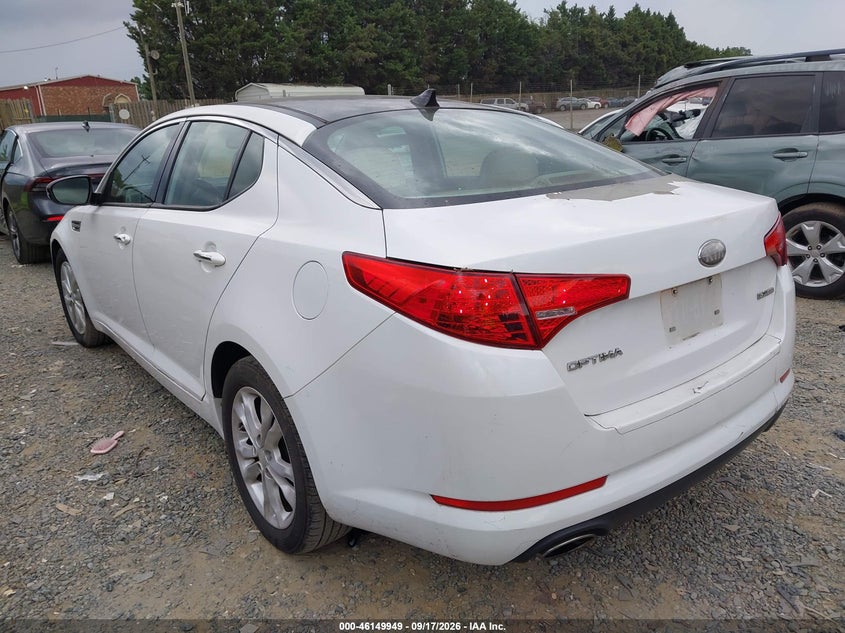 Vin: 5xxgn4a78dg111256, lot: 46649706, kia optima ex 20133