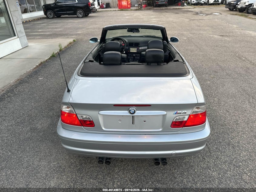 BMW M3 2002 VIN WBSBR93412EX22190