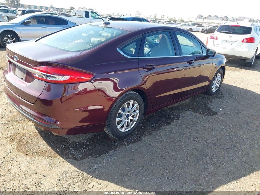 Vin: 3fa6p0g71hr284510, lot: 46649737, ford fusion s 20174