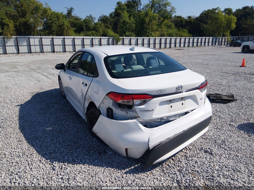 Vin: 5yfepraexlp054397, lot: 46649740, toyota corolla le 20203