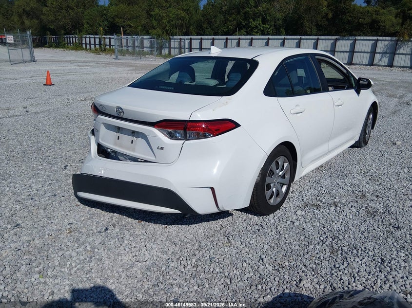 Vin: 5yfepraexlp054397, lot: 46649740, toyota corolla le 20204