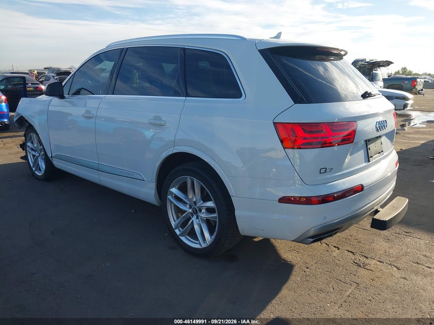 Vin: wa1vaaf7xjd040023, lot: 46649748, audi q7 3.0t premium 20183