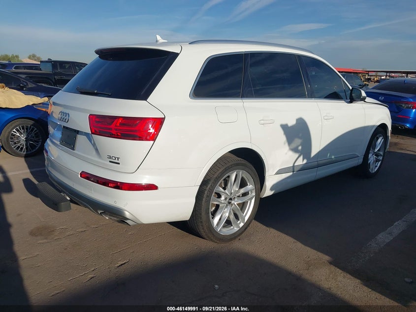 Vin: wa1vaaf7xjd040023, lot: 46649748, audi q7 3.0t premium 20184
