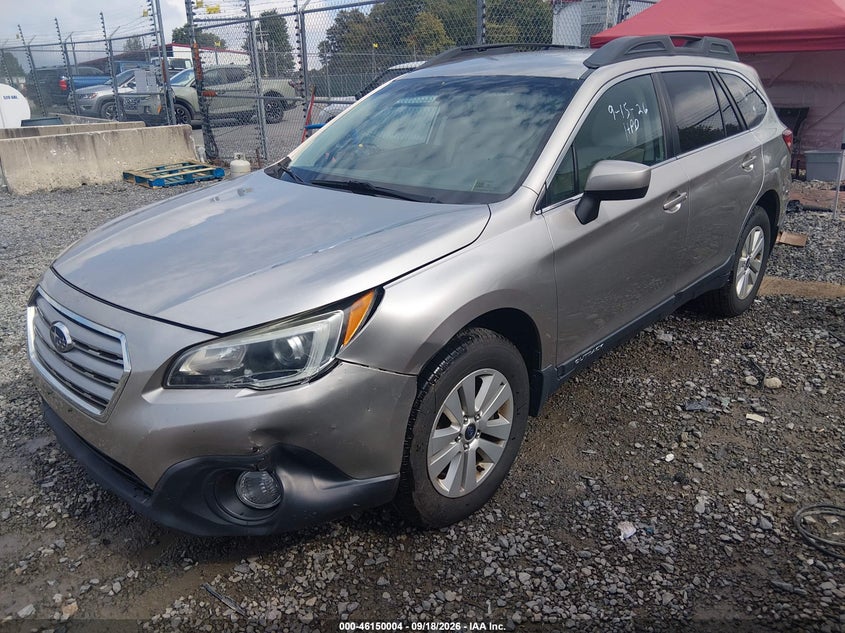 Vin: 4s4bsacc2g3338826, lot: 46649761, subaru outback 2.5i premium 20162