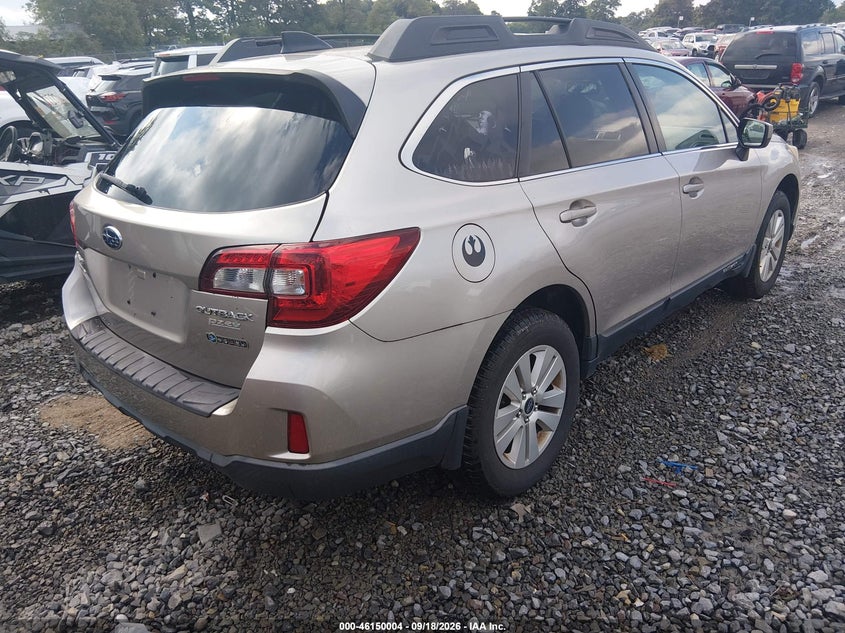 Vin: 4s4bsacc2g3338826, lot: 46649761, subaru outback 2.5i premium 20164