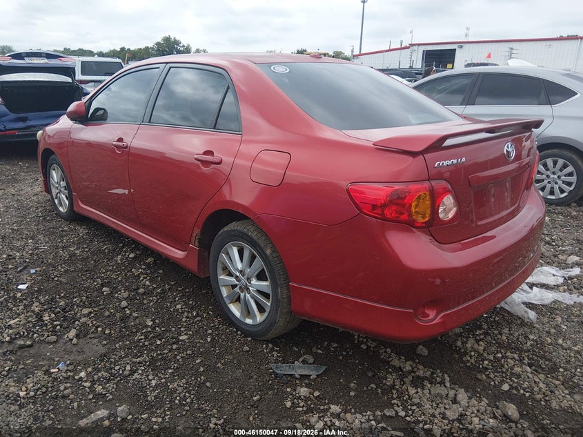 Vin: 1nxbu4ee5az366213, lot: 46649814, toyota corolla s 20103