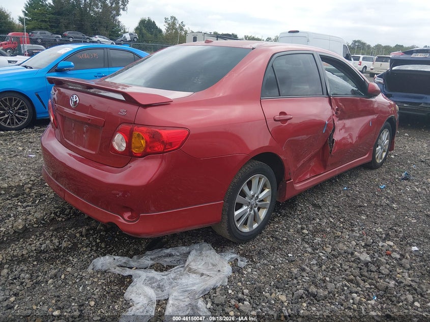 Vin: 1nxbu4ee5az366213, lot: 46649814, toyota corolla s 20104