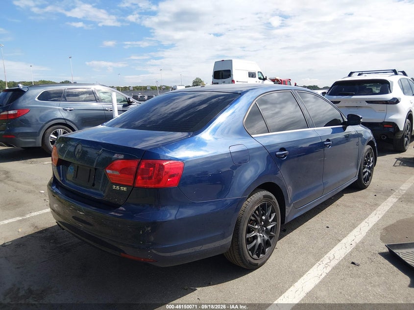 Vin: 3vwdp7aj8dm209970, lot: 46649846, volkswagen jetta 2.5l se 20134