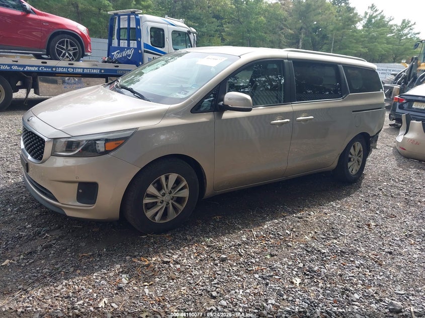 Vin: kndmb5c16h6307212, lot: 46649852, kia sedona lx 20172