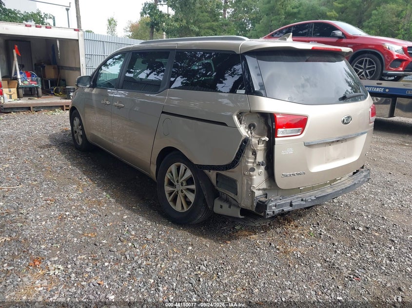 Vin: kndmb5c16h6307212, lot: 46649852, kia sedona lx 20173
