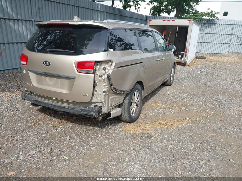 Vin: kndmb5c16h6307212, lot: 46649852, kia sedona lx 20174