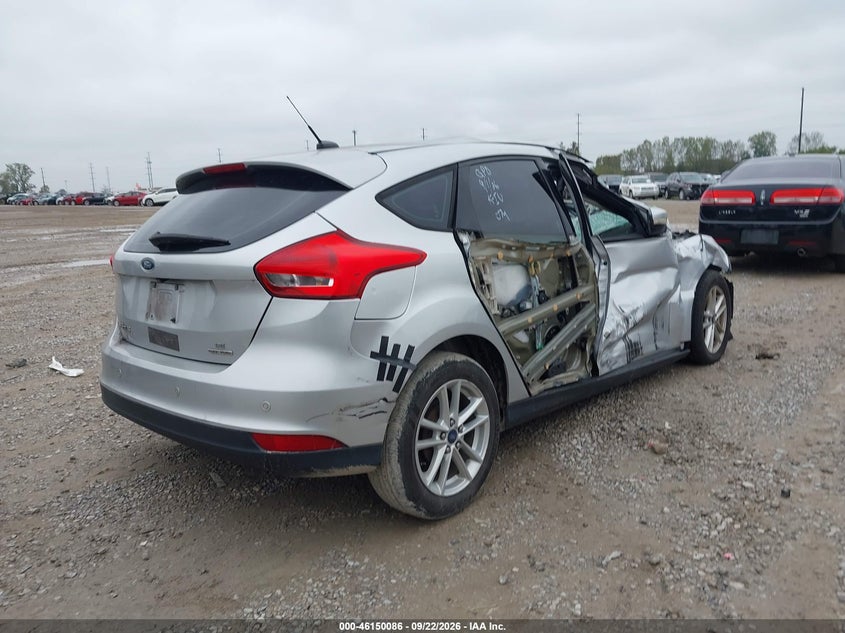 Vin: 1fadp3k22fl370439, lot: 46649861, ford focus se 20154