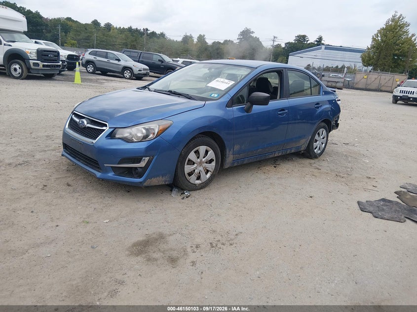 Vin: jf1gjaa66gh012322, lot: 46649888, subaru impreza 2.0i 20162