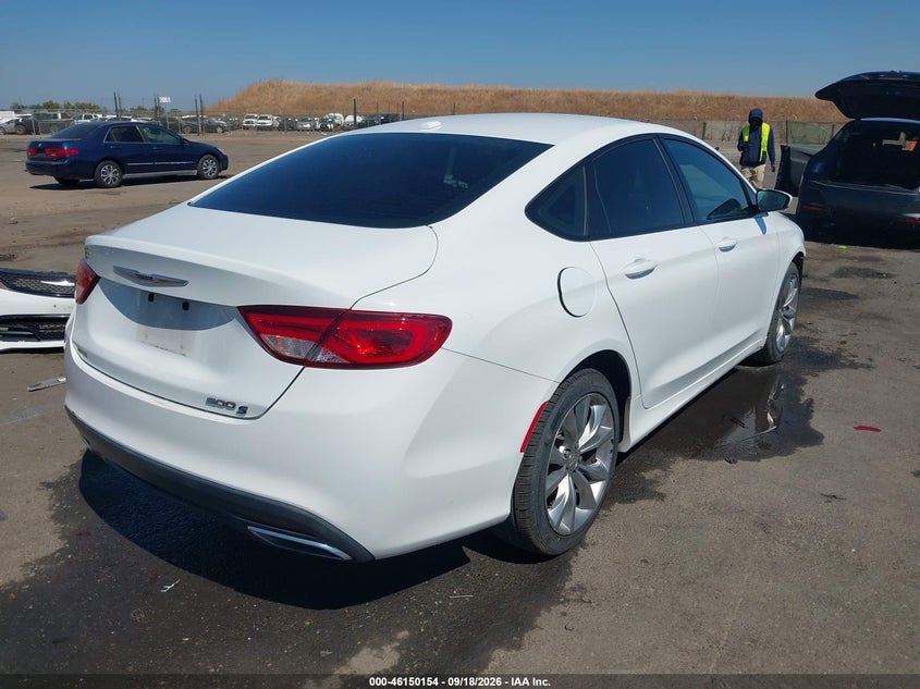 Vin: 1c3cccbb1fn680348, lot: 46649939, chrysler 200 s 20154