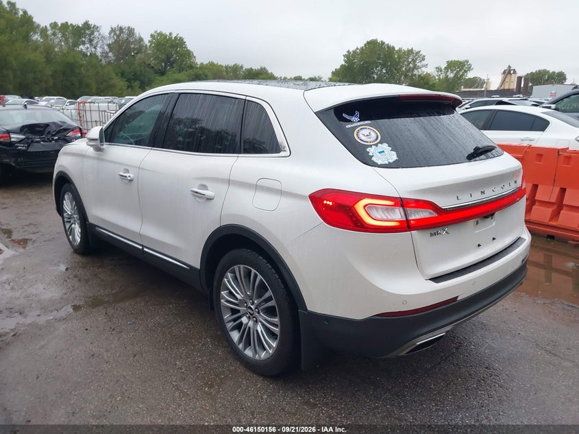 Vin: 2lmpj6lr0jbl25496, lot: 46649941, lincoln mkx reserve 20183