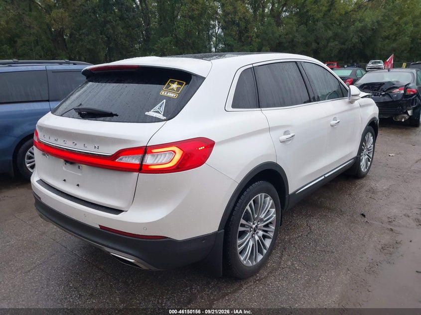 Vin: 2lmpj6lr0jbl25496, lot: 46649941, lincoln mkx reserve 20184