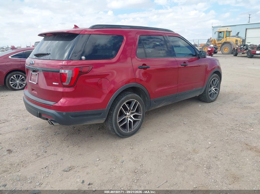 Vin: 1fm5k8gt0jgb42724, lot: 46649956, ford explorer sport 20184