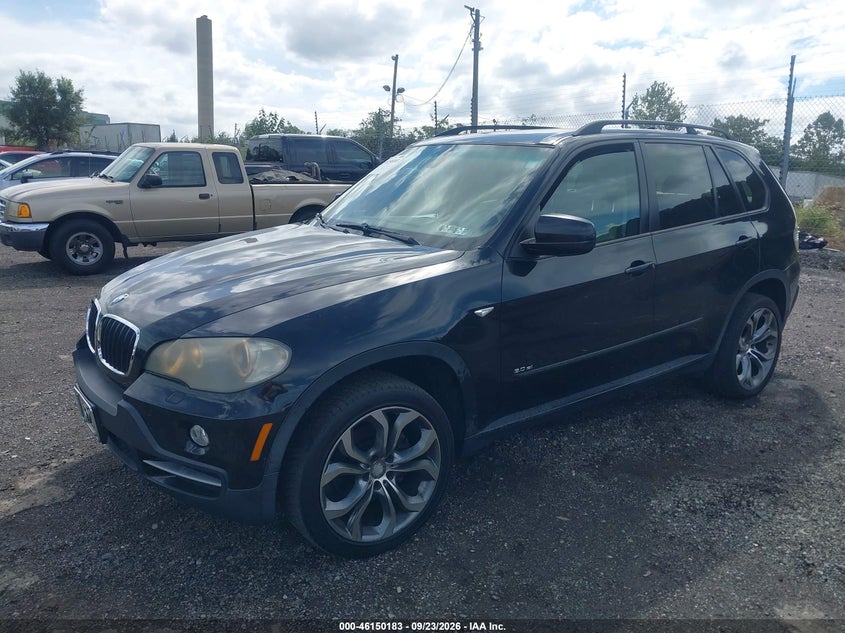 2007 BMW X5, Удар ззаду, IAAI, VIN 4USFE43547LY79757 — фото 2