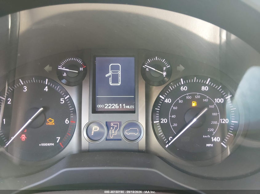 LEXUS GX 460 2011 VIN JTJBM7FX5B5019382