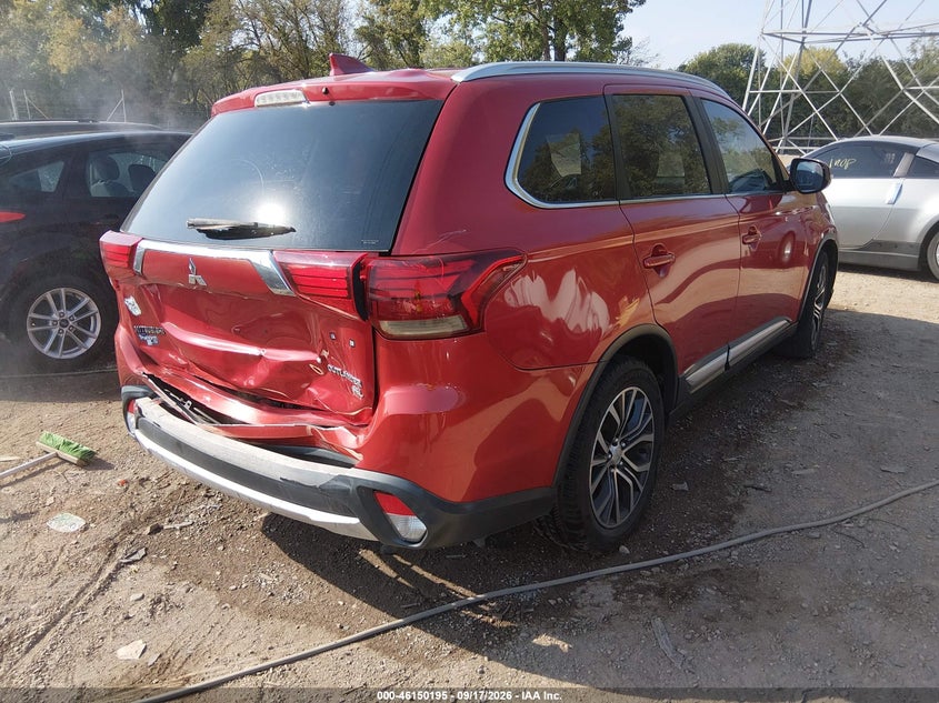 Vin: ja4ad3a39hz054143, lot: 46649981, mitsubishi outlander sel 20174
