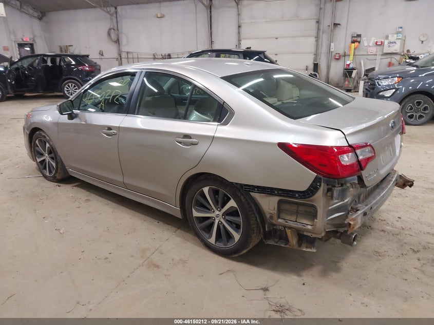 Vin: 4s3bnan69f3032062, lot: 46649997, subaru legacy 2.5i limited 20153