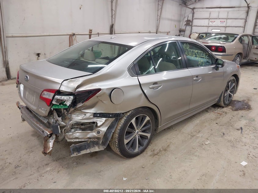 Vin: 4s3bnan69f3032062, lot: 46649997, subaru legacy 2.5i limited 20154