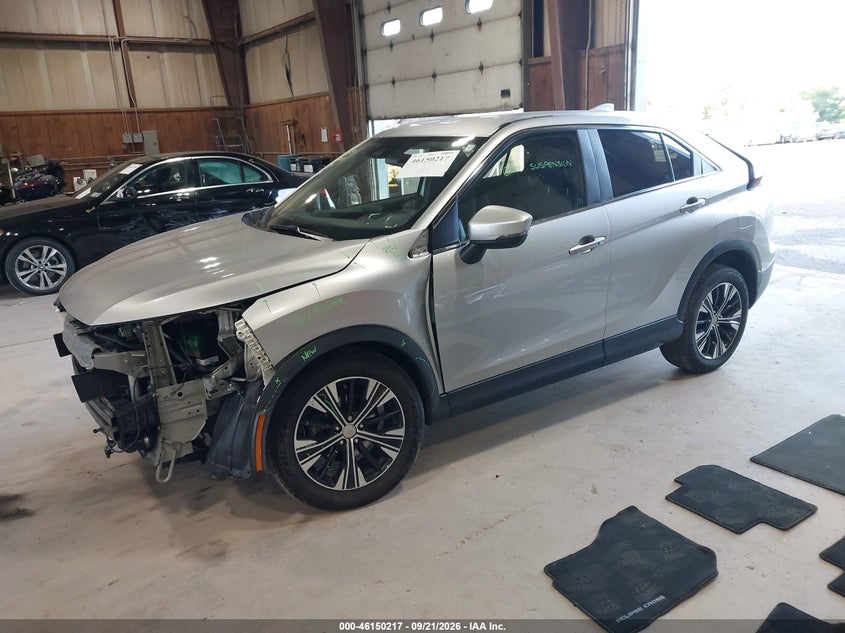 Vin: ja4atwaa3nz056372, lot: 46650002, mitsubishi eclipse cross se s-awc/se special edition s-awc/sel s-awc/sel special edition s-awc 20222