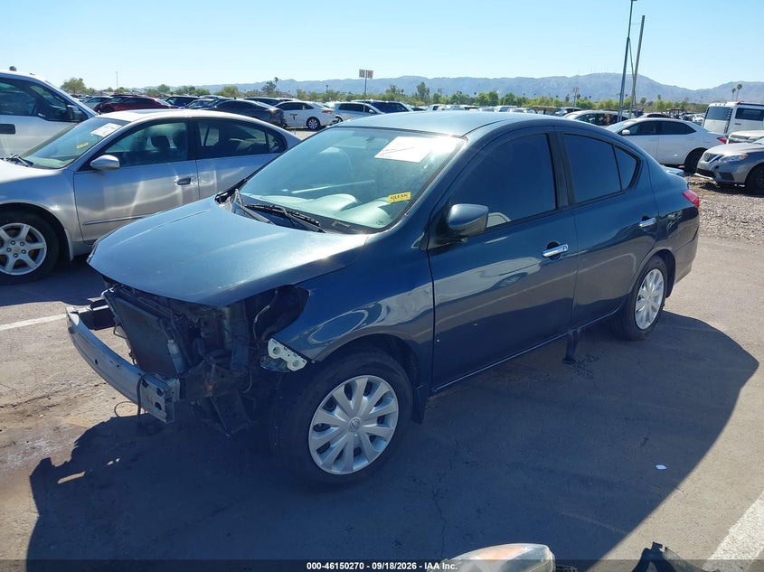 Vin: 3n1cn7ap3hl862648, lot: 46650055, nissan versa 1.6 sv 20172