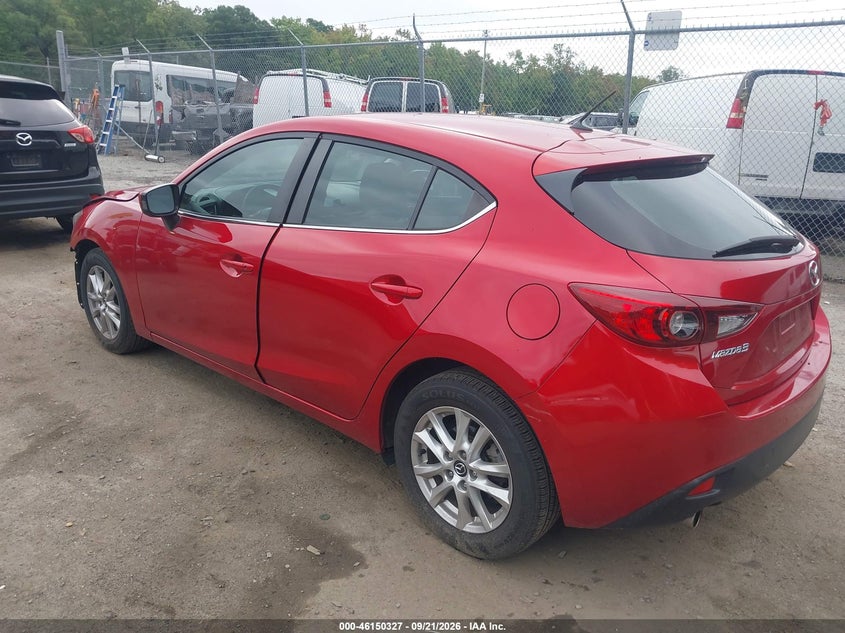 Vin: jm1bm1k77g1302709, lot: 46650112, mazda mazda3 i sport 20163