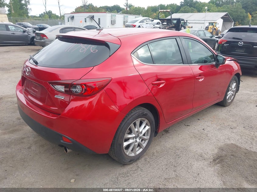Vin: jm1bm1k77g1302709, lot: 46650112, mazda mazda3 i sport 20164