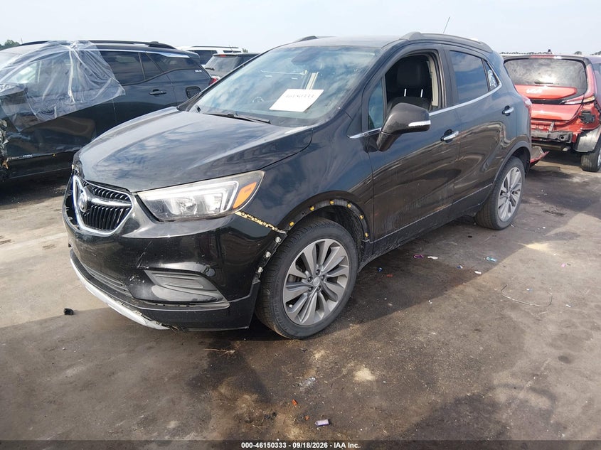 Vin: kl4cjasb5jb593773, lot: 46650119, buick encore preferred 20182