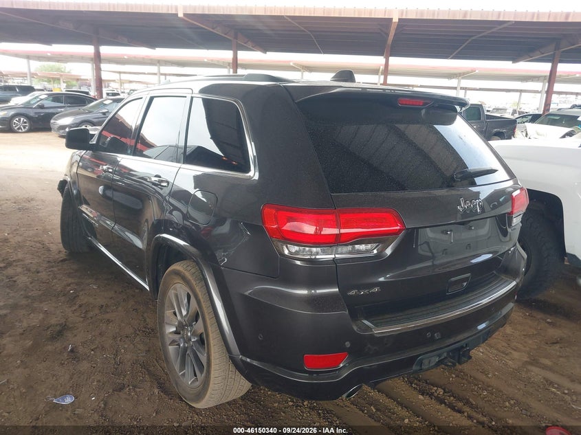 Vin: 1c4rjfct5hc734530, lot: 46650125, jeep grand cherokee overland 4x4 20173