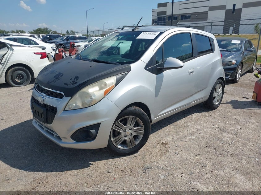 2013 Chevrolet Spark, Обидва боки, IAAI, VIN KL8CB6S91DC568664 — фото 2