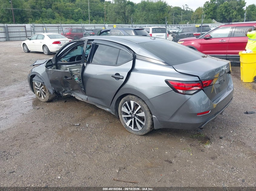 Vin: 3n1ab8cv8ly243184, lot: 46650148, nissan sentra sv xtronic cvt 20203