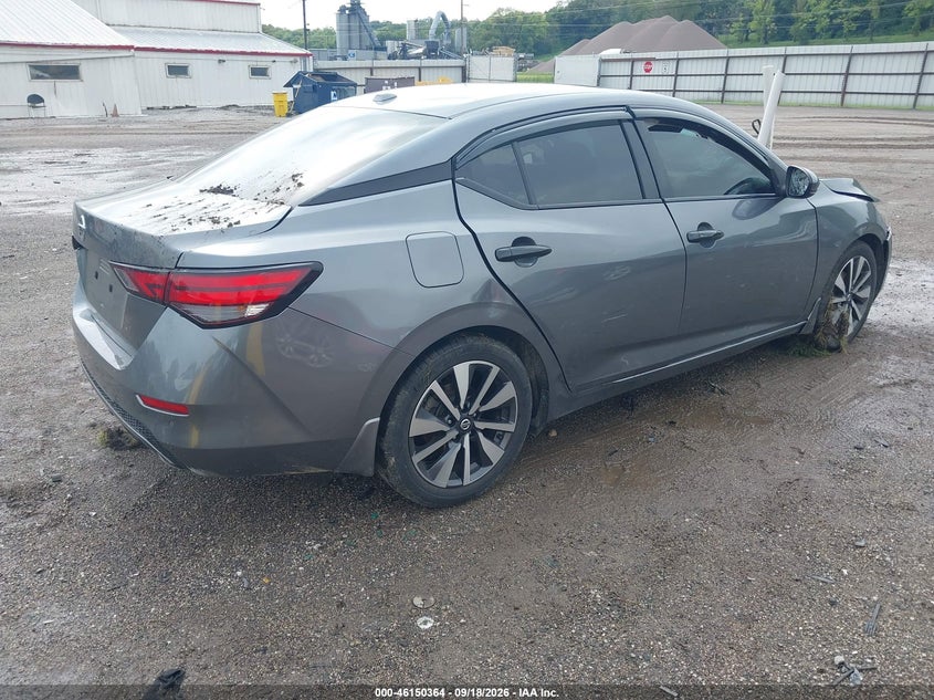 Vin: 3n1ab8cv8ly243184, lot: 46650148, nissan sentra sv xtronic cvt 20204