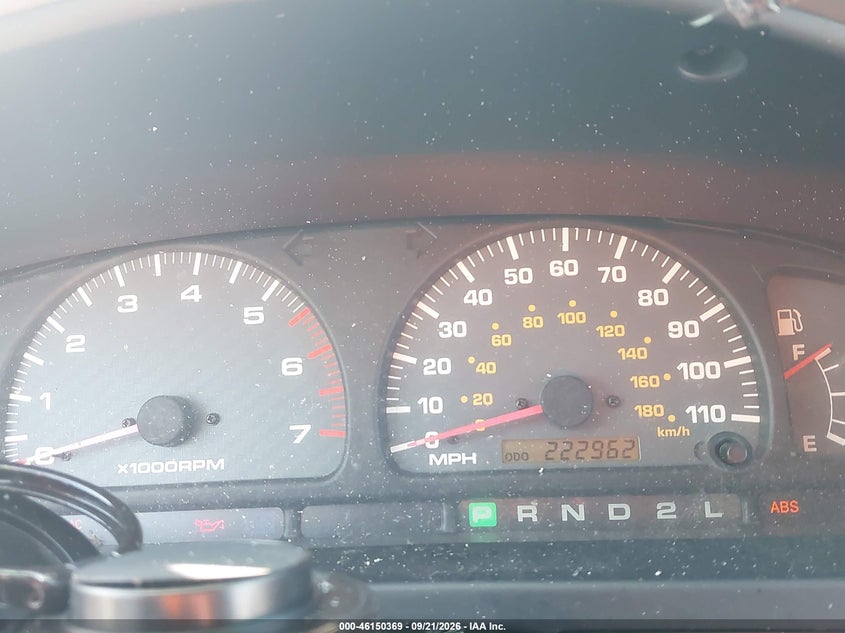TOYOTA 4RUNNER 2001 VIN JT3GN86R110202629