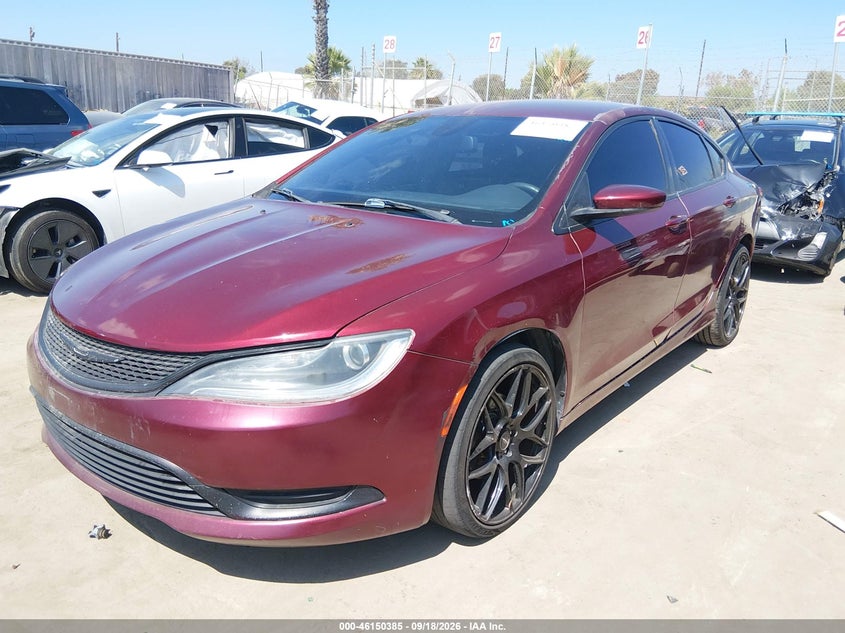 Vin: 1c3cccab2fn520920, lot: 46650170, chrysler 200 limited 20152