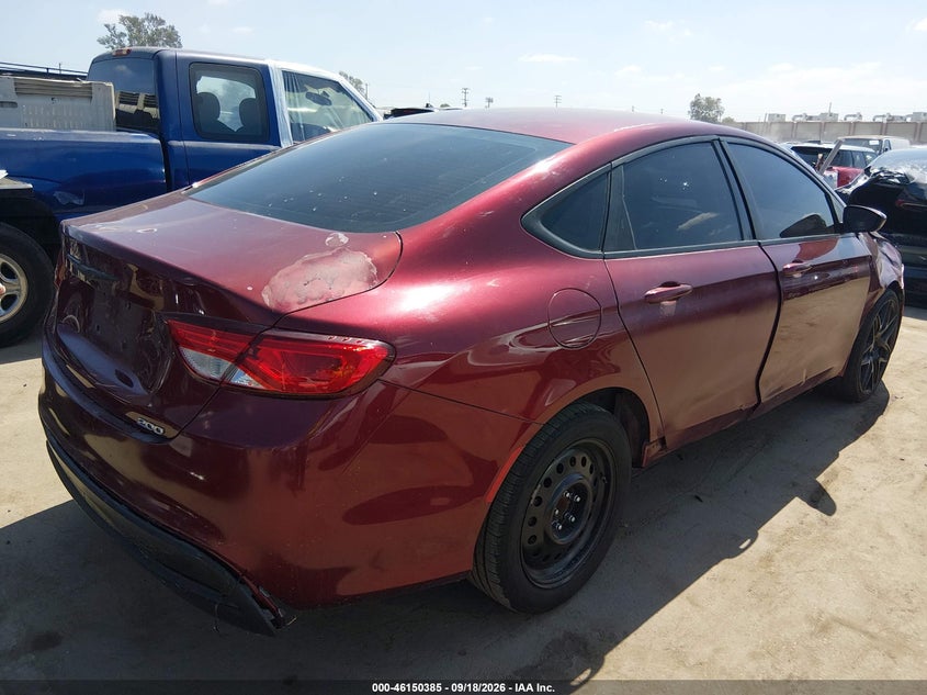 Vin: 1c3cccab2fn520920, lot: 46650170, chrysler 200 limited 20154