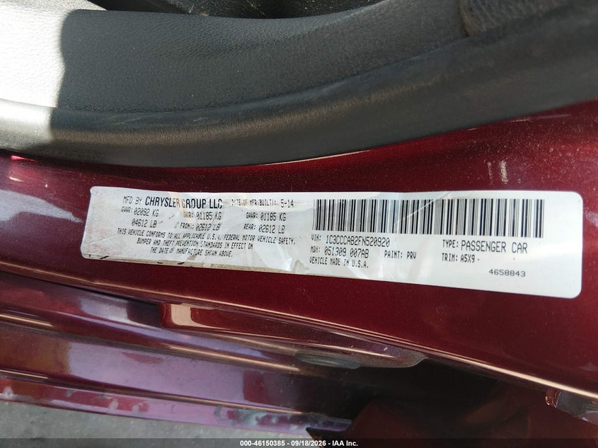 2015 CHRYSLER 200 LIMITED · Фото 9