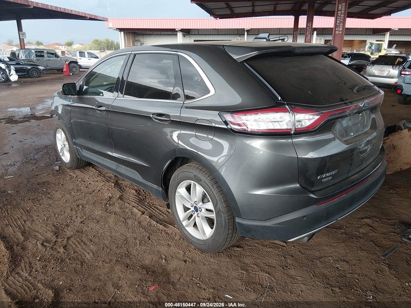 Vin: 2fmtk4j95fbc11824, lot: 46650232, ford edge sel 20153