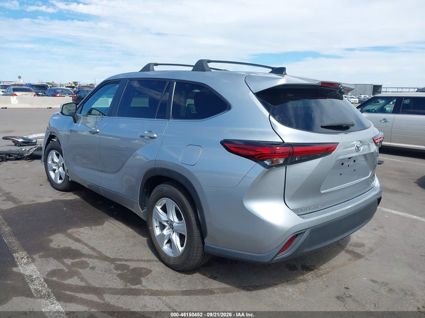 Vin: 5tdkdrah2ps026371, lot: 46650237, toyota highlander le 20233