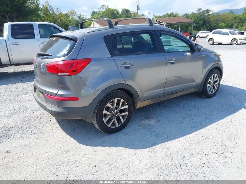 Vin: kndpbcac9f7773682, lot: 46650295, kia sportage lx 20154